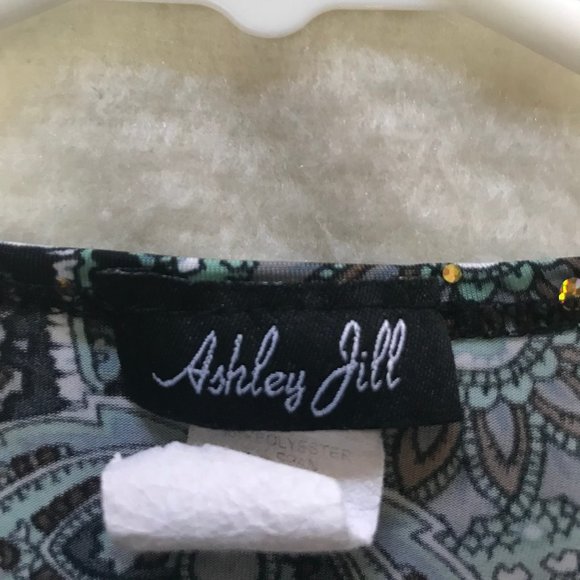 ❤️ Beautiful embellished ladies blouse size medium - Picture 4 of 7